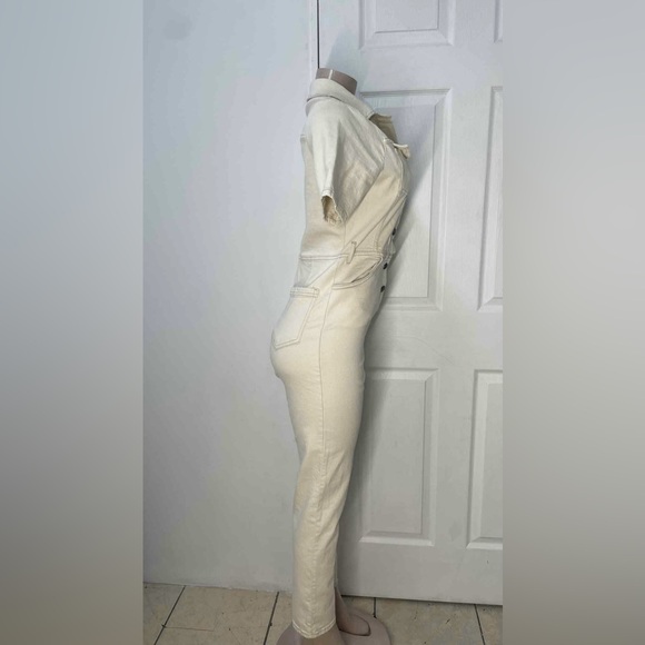 Avec Les Filles Cream Fabric Detail - Picture 4 of 12